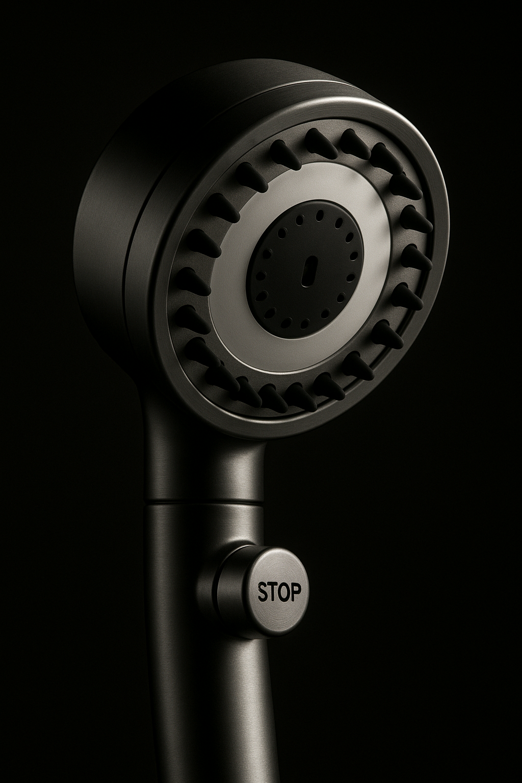 OfficialGlaciar-Premium High-Pressure Filter Shower Head – 3-Mode Adjustable Spray with Built-In Massage Brush