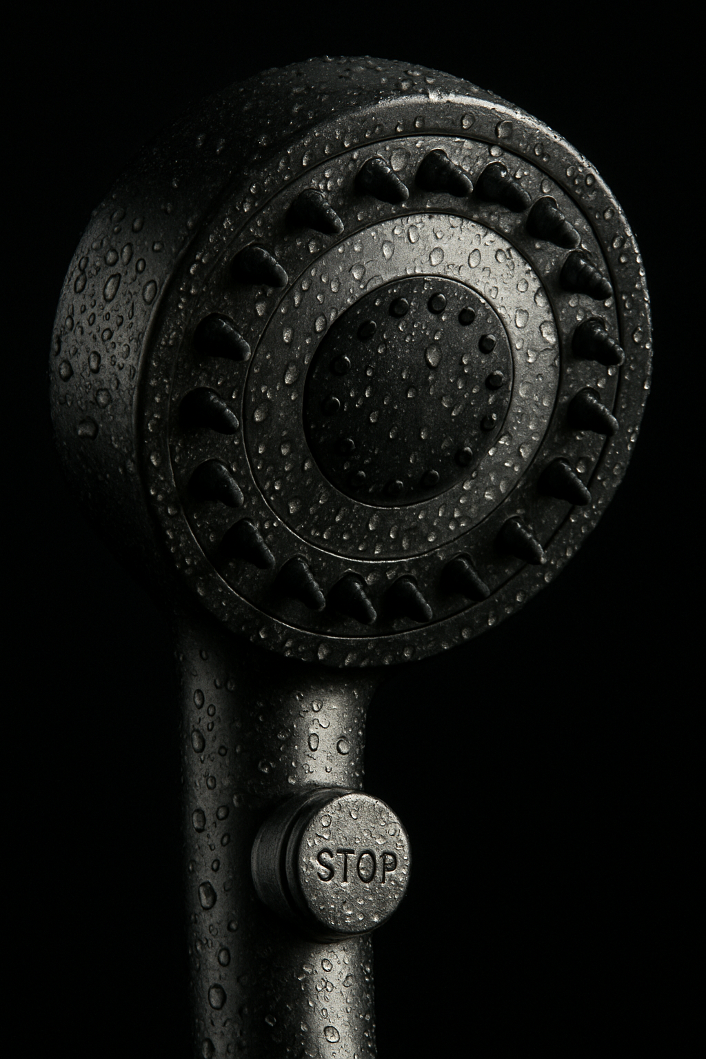 OfficialGlaciar-Premium High-Pressure Filter Shower Head – 3-Mode Adjustable Spray with Built-In Massage Brush